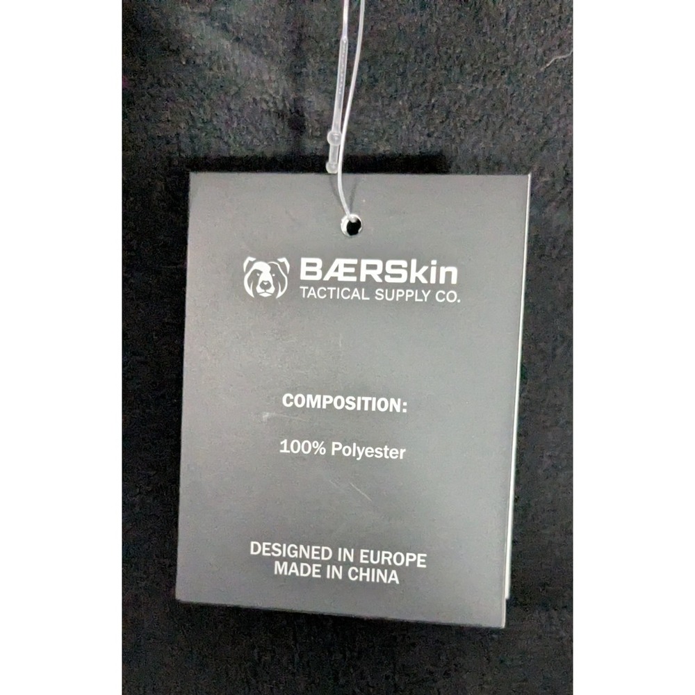 NWT Baerskin Tactical Hoodie Mens 2XL Black Fleece Full Zip Hunting Outdoors - Picture 3 of 12